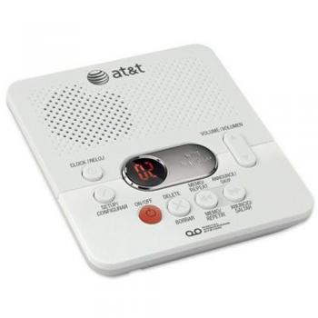 AT&T 1740WH Voice Response System with Day/Time Log – White