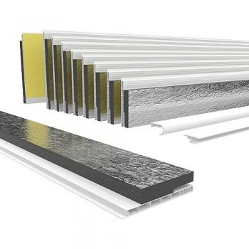Kit Trappe de Révision HEXIM en plastique : profil et traverse (200 cm) avec Trappe Visite 120 mm