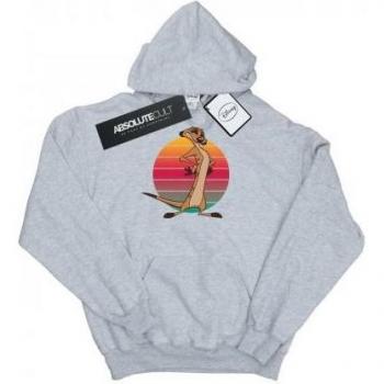 Sweat Disney Femme Le Roi Lion Timon Coucher de Soleil L gris