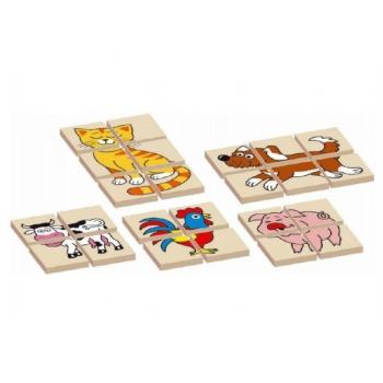 Skládanka Animali in Legno
