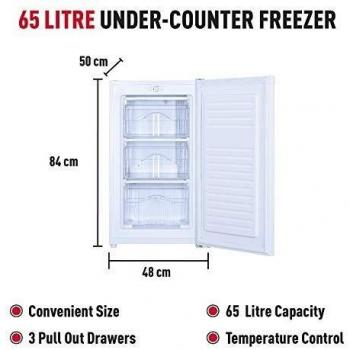 Haden HZ65W Under Counter Freezer 48cm