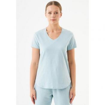 ORGANICATION Women's Tuba Bio V-Ausschnitt Basics T-Shirt