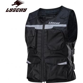 LYSCHY LY-V02 Black Biker Vest
