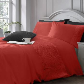 Crimson Intimates Pinsonic Geometric Duvet and Pillowcase – Single