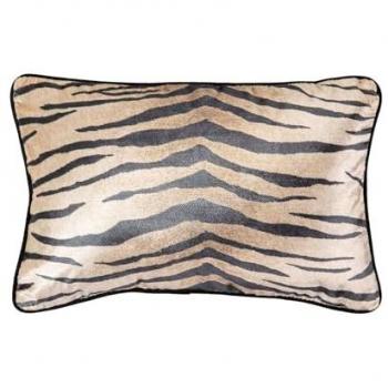 Suave Tigre Velvet – Cojín 45 cm × 13 cm × 30 cm