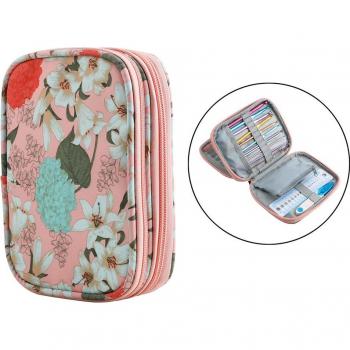 Zippered Oxford Cloth Crochet Case