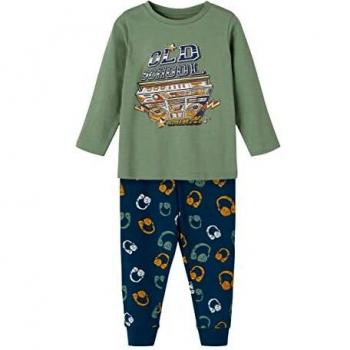 Pigiama verde per bambini 98-104 cm