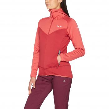 SALEWA Puez 3 Polarlite Full-Zip Hoody für Damen, rot