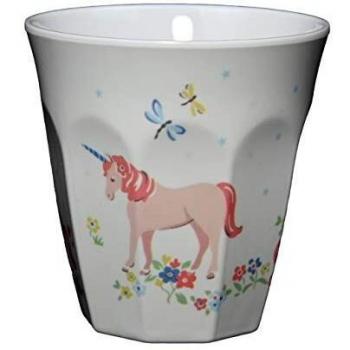 Cath Kidston Melamine Cup 200 mL – Unicorn Meadow (Ivory)
