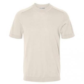 Selected Homme Merino Crew T-Shirt in Größe L