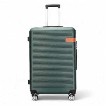 Infinity Leather Green Cabin Suitcase – Medium