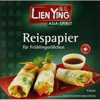 Lien Ying Reispapier für Frühlingsrollen 50g