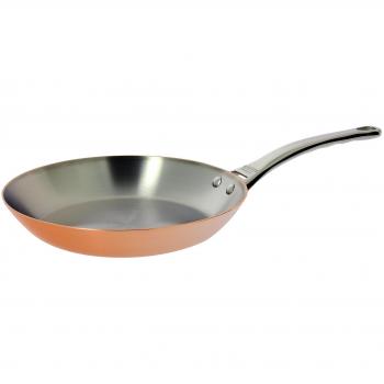 Sartén InoCuivre De Buyer 6424.28 de Cobre y Acero Inoxidable