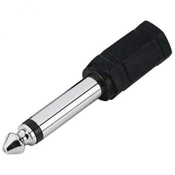 Adam Hall 7542 Adapter 3,5 mm mono Klinke female auf 6,3 mm mono Klinke male