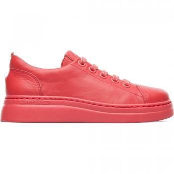 Runner Up Campers Pink Smooth Leather Girl's Sneakers 32