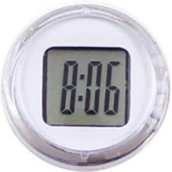 Montre Moto Blanc Étanche Thermomètre – Fixation Auto-adhésive, Indicateur de Température Externe