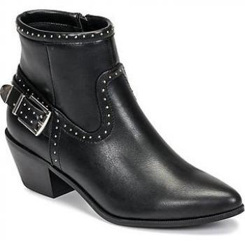Only Schwarze PU Nieten-Stiefeletten für Damen