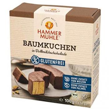 Glutenfreier Vollmilch-Baumkuchen 100 g Schachtel