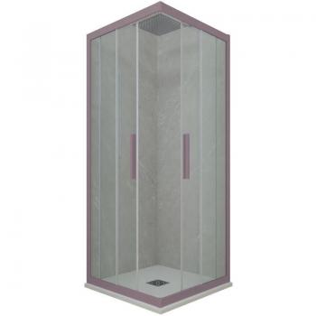 Mampara Corredera 70x75 cm Lavanda para Ducha