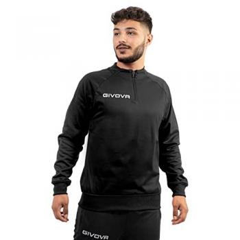 Givova Child 1/2 Zip Sweatshirt Noir 500 Unisex