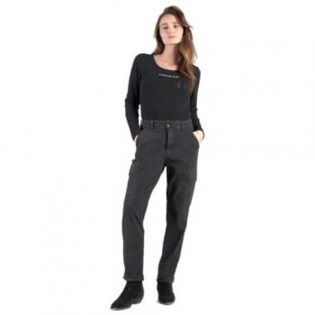 Pantalon cargo Castella, couleur noire, coton