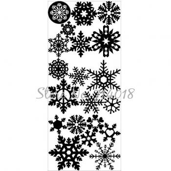 Fresques de décoration flocons de neige M71