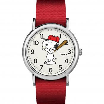 Snoopy Peanuts Adulto Timex Semáforo Baseball