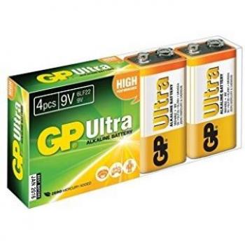 GP Ultra 9V Alkaline Power Source – Extended Runtime