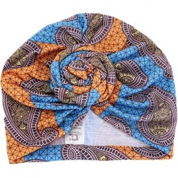 Doughnut Knot Satin Bonnet for Children