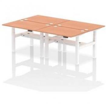 Dynamic Air Back-to-Back W1200 x D800mm Height Adjustable Sit Stand 4