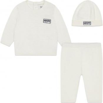 Ensemble bébé Kenzo KIDS UNISEXE 1M en coton et cachemire Blanc