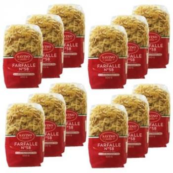 Farfalle Savino 500 g – Lot 12 paquets (N°58)