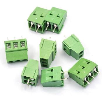 5pcs KF128 Terminal Blocks 5.0mm Spacing