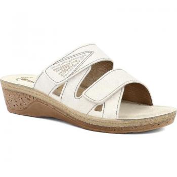 Sandalia Mujer Inblu Zueco PV4 Color Blanco