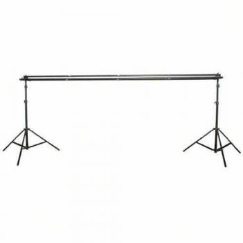 Walimex Pro 3-Fach Fotohintergrund System 145-290 cm für Studio