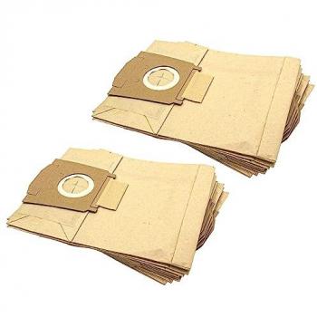 VHBW 20x Sand-Coloured Vacuum Cleaner Bags for Siemens VS 91000