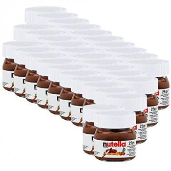 Deliex Nutella Mini 25 g – Caja Compacta para Desayunos y Meriendas