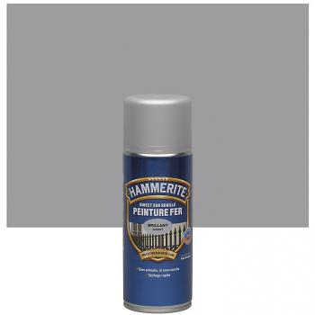 Aérosol Peinture Hammerite Rouille Direct – Brillant Argent 400 ml