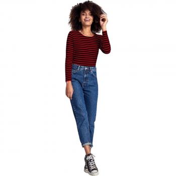 Navy Striped Coastal Woman's Armor-Lux Top
