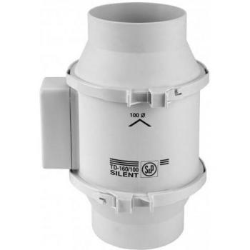 100mm Silent Duct Fan with Timer