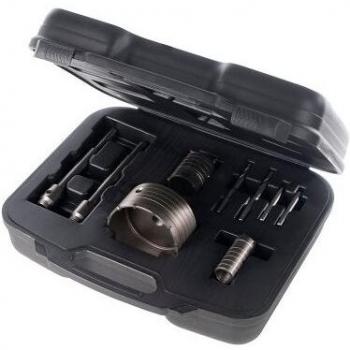Set de coronas perforadoras TCT 9 piezas (30, 50 y 110 mm)