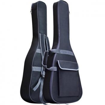 41 Inch Oxford Fabric Electric Guitar Case Colorful Edge Gig Bag Double Straps Pad