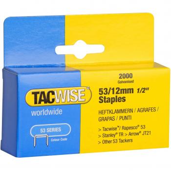 Tacwise 12mm Type 53 Staple Gun Staples