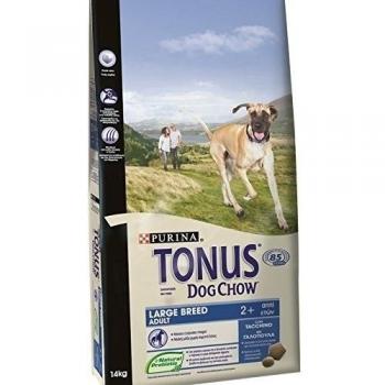 Purina Tonus Dog Chow Adult Large Breed Crocchette Cani con Tacchino, 14 kg