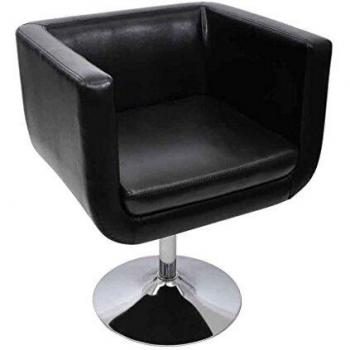 VidaXL Barstuhl Kunstleder Schwarz