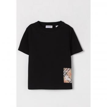 Burberry Tee Nero Check, 8 di taglia