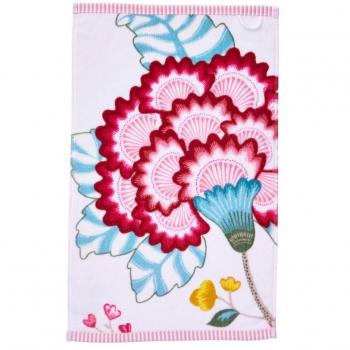 Pip Floral Fantasy Frottee-Gästetuch 30 × 50 cm – Weiß
