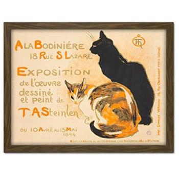 Artery8 “Cats in Brown” – Steinlen Exhibition Print