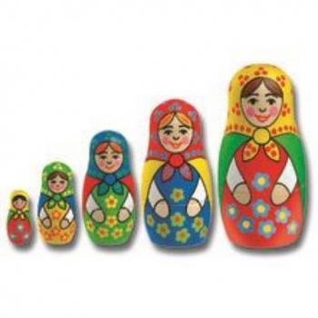 Baboushka 0925 Artisan Craft: KSG Russian Doll Painting Bundle