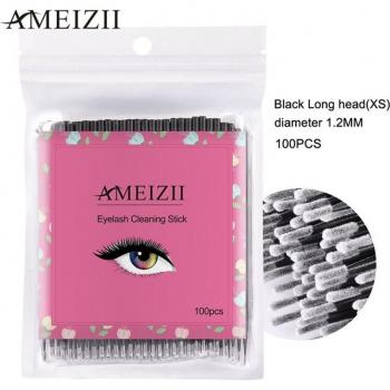 AMEIZII 100 Pcs Eyelash Swabs